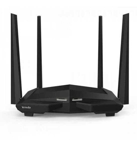 Imagem 3 de 4 de Roteador Gigabit Dual Wifi 1200mbps Ac10 Preto Tenda
