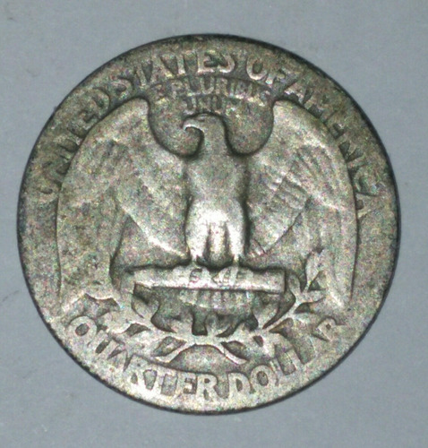 Moneda Usa 1/4 Dollar Quarter Un Cuarto Dólar 1934 Plata