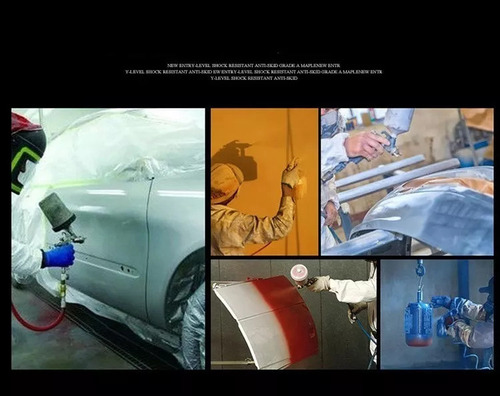 Pistola De Pintura Automotriz Profesional De 600 Ml, Boquill