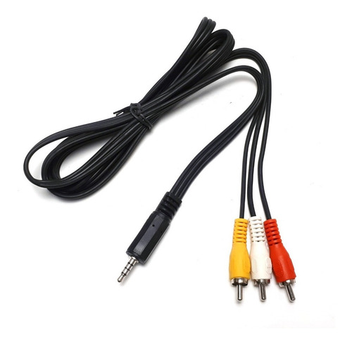 Kit 10 Cabo P2 4c + 3 Rca Niquel (g/v/a/a) 1,5m
