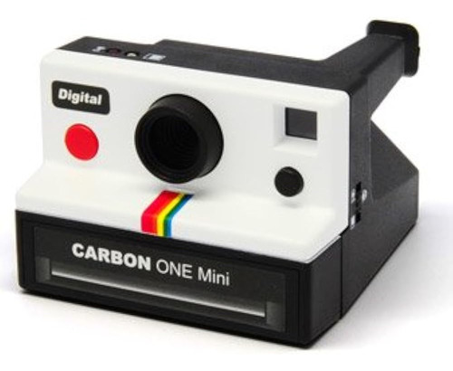 Carbon One Retro Mini Camara Digital Blanco