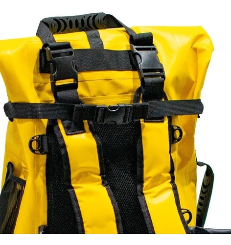 Imagen 4 de 10 de Mochila Moto Estanco Impermeable 33/55 Lts Samurai Warrior