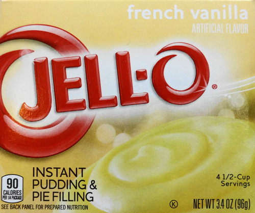 Jell-o Pudin De Vainilla Francesa, 3.4 Onzas