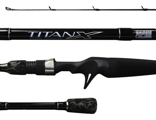 Vara Titan X Big Game Carret (2,44 M 40 Lbs) Frete Gratis Sp