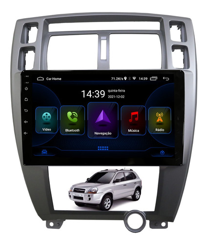 Multimídia Hyundai Tucson Ar Digital 10 Polegadas Carplay