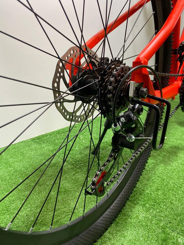 Bicicleta Aluminio Mtb Naranja Aro 29 Pegaso Bike
