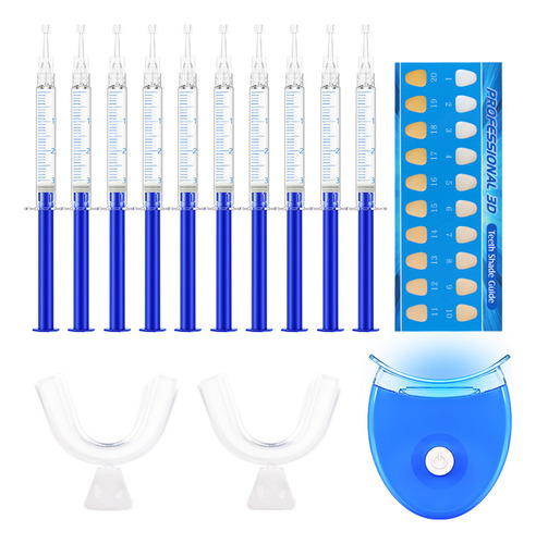 Kit De Limpieza Dental 44% 10ser Limpiador O+completo C/m