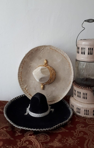 1 Antiguo Sombrero Charro Mariachi Mexicano 