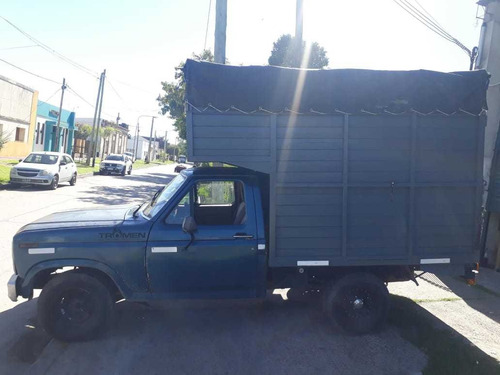 Ford F-100 Mod 1981 Caja Mudancera Con Lona Y Puerta Lateral