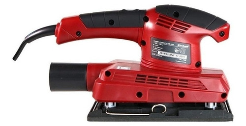 Lijadora  profesional  orbital Einhell TC-OS 1520 con sistema velcro  roja y negra 50Hz 150W 230V