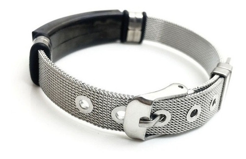 Imagem 3 de 5 de Pulseira Masculina Bracelete Cruz