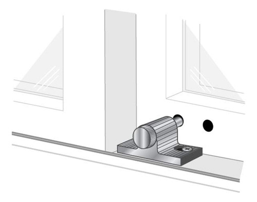 Pro-lok Cerradura Para Puerta Patio (acabado Aluminio)