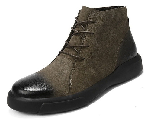 Zapatos De Cuero Para Hombre Botas De Senderismo Casuales De