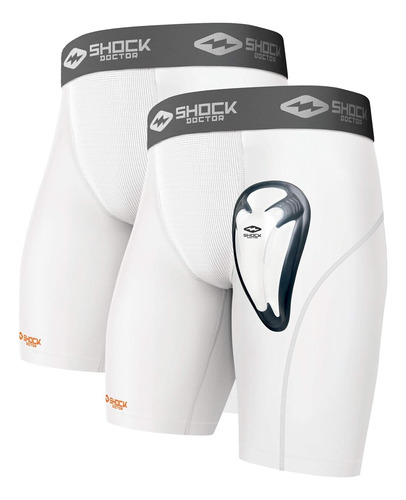 Shock Doctor Core Compression Shorts Briefs W Bioflex Cup 2