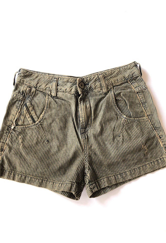 Short Mujer Jean Diésel A Rayas Black Gold