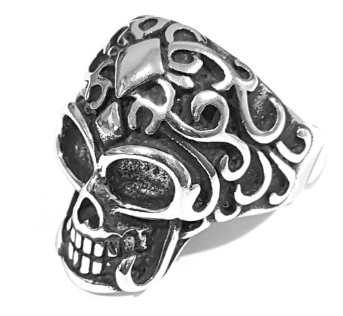 Anillo Calavera De Acero Quirurgico