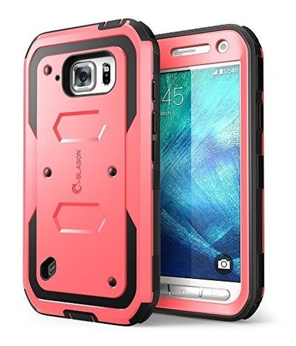 Funda Activa Galaxy S6, [heave Duty] Protección Delgada I-bl