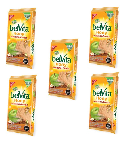 Galletas Hony Manzana Y Canela 254gr Pack 6und 