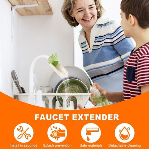 1 Piezas Extensor De Grifo Para Niños,faucet Extender For K