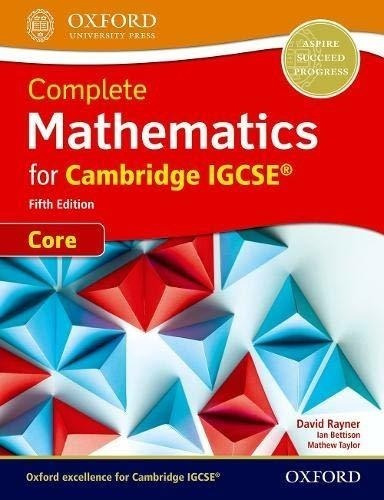 Complete Mathematics For Cambridge Igcse Core 5/ed.- Sb