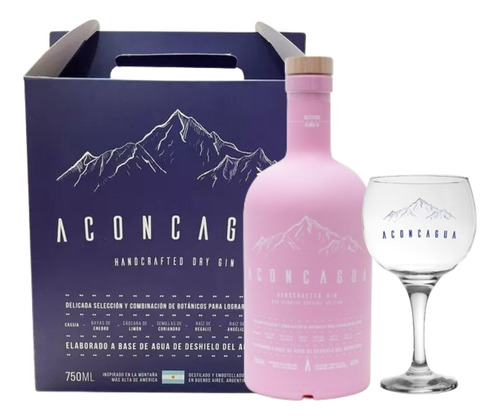 Gift Box Gin Aconcagua Rosa Red Berries + Copa Transparente