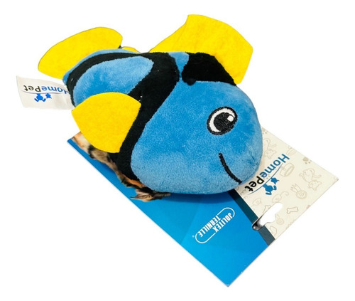 Brinquedo Pelucia C/apito Modelo Peixe Para Caes