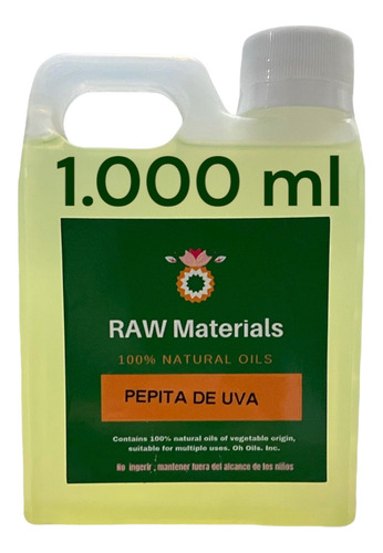 Aceite Puro De Pepita De Uva 1.000 Ml 