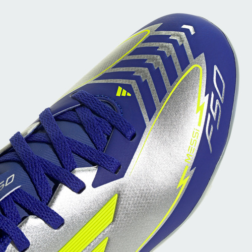 Botines adidas Fútbol F50 League Messi Niños Plata Ih0924