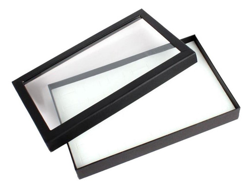 2xrings Display Box 36 Slot Con Tapa Transparente Vitrina