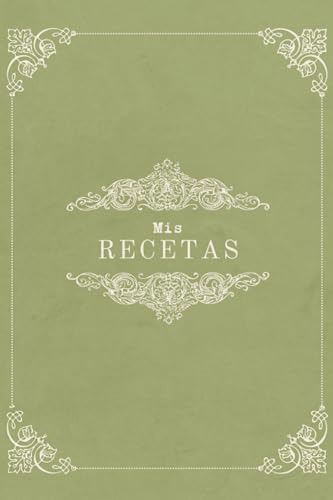 Mis Recetas | Recetario Vintage | Libro De Cocina | 100 Pági