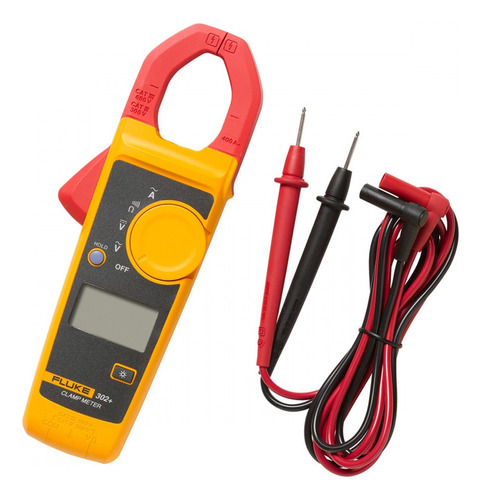 Alicate Amperímetro Digital Cat Iii 600v 302 + Fluke