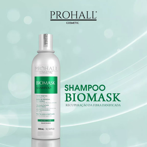 Shampoo Super Hidratante Biomask Home Care - Prohall - 300ml