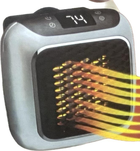 Calentador Eléctrico Mini Estufa 800w Para Hogar + Adaptador