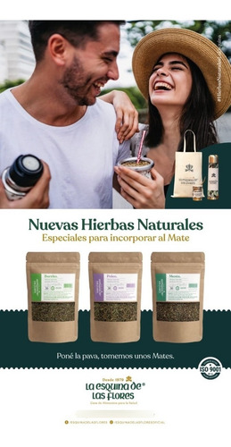 Imagen 3 de 4 de Herba Burrito 30 Gr Ideal Mate - La Esquina De Las Flores