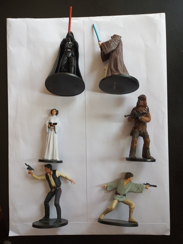 Playset 6 Figuras- Star Wars Disney Store- Ep Iv- Loose