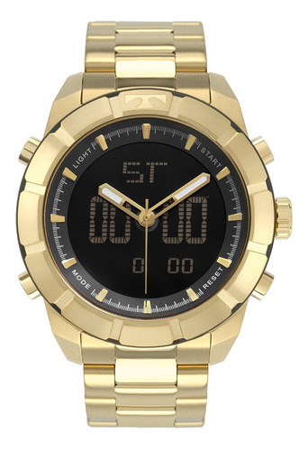 Relógio Technos Dourado Masculino Digiana Bj3340ac/4p
