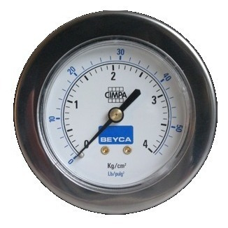 Manómetro Beyca Mm2-33f 7 Kg 63mm Con Pestaña