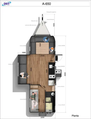Casa Rodante 6 Personas