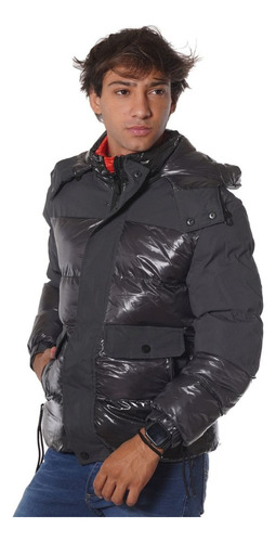 Camperon Campera Hombre Impermeable Con Capucha