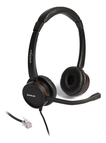 Headset Hn1650 - Sirius Rubb Rj Biauricular Com Acolchoado
