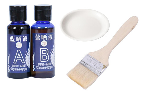 Jacquard Cyanotype En Papel Fabirc Diy Kit-paleta 50ml