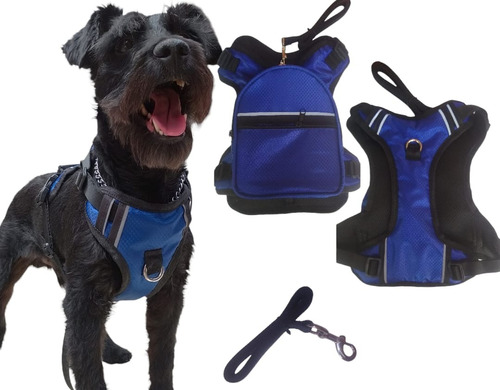 Arnés Pechera Tipo Morral Anti-jalones Para Perros Talla Xl