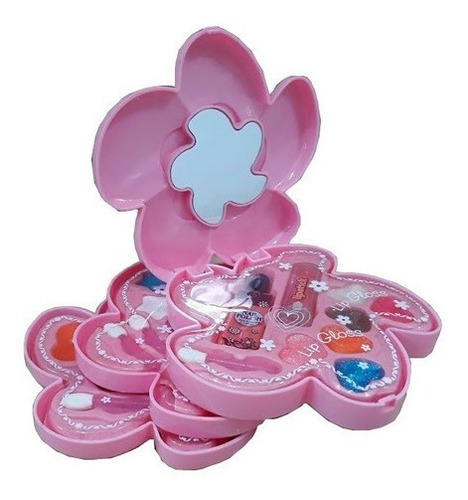 Imagen 1 de 6 de Poppi Set Maquillaje Desplegable Forma Flor Int S21668 Sudam