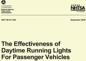Libro The Effectiveness Of Daytime Running Lights For Pas...