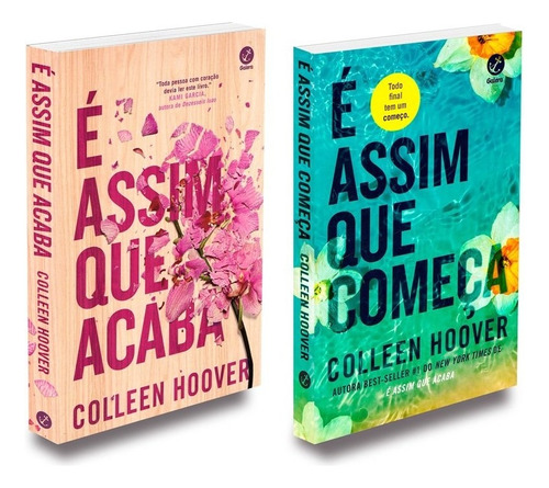 Kit É Assim Que Acaba + É Assim Que Começa Vols 1 E 2 Colleen Hoover, De : Colleen Hoover. Não Aplica, Vol. Não Aplica. Editorial Galera, Tapa Mole, Edición Não Aplica En Português, 2022