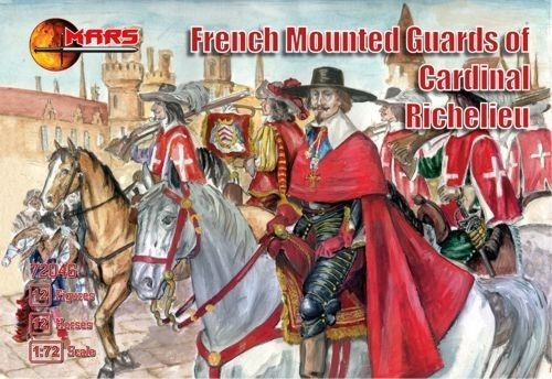 French Mounted Guards Of Cardinal Richelieu 1/72 Mars 72046