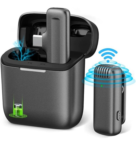 Micrófono Corbatero Inalámbrico Para Celular