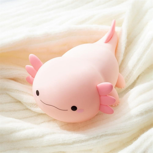 Lindo Axolotl Luz De Noche Recargable Para Dormitorios .