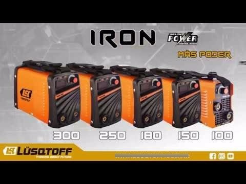 Soldadora Inverter Lusqtoff Iron 140 Máscara Fotosensi Combo