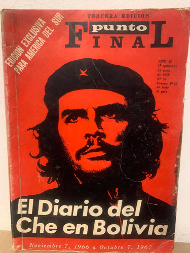 El Diario Del Che En Bolivia Revista Punto Final Julio 1968